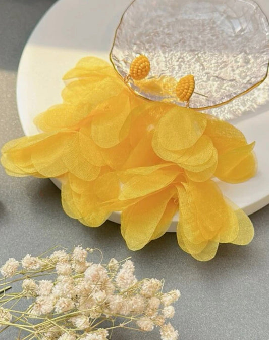 Daffodil Petal Earrings